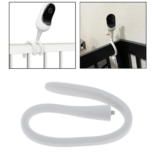 Fleksibel svingbar holder for Owlet Baby Silver Grey