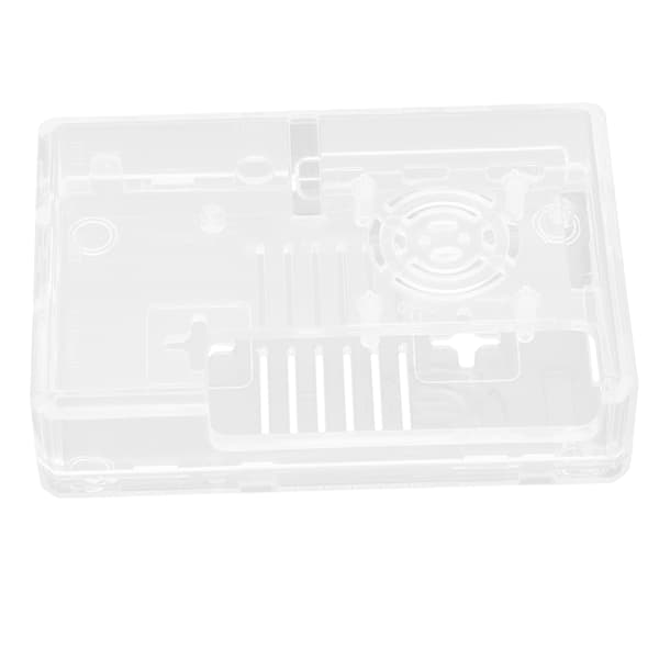 Kabinet til Raspberry Pi 4 Model B ABS Case Microcomputer Køleskal med Skridsikker Måtte