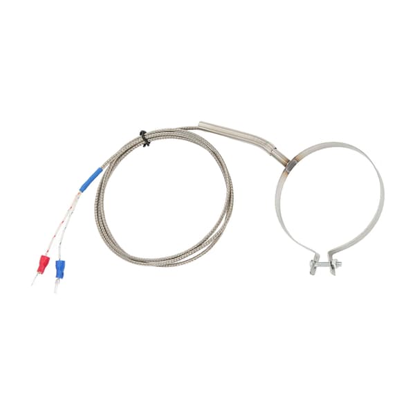 60mm Rostfritt Stål Termoelement 0‑400°C K Typ Temperatursensor Gänga för Industri 1m / 3.3ft