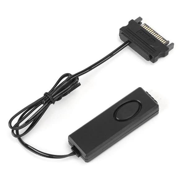 5V Symphony ARGB Musta RF-kaukosäädin Tuuletinvalon Ohjaus