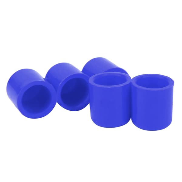 5 st insugsvakuumslang silikonrör ändpluggskydd täcklock 25 mm innerdiameter universell passform för bil blå