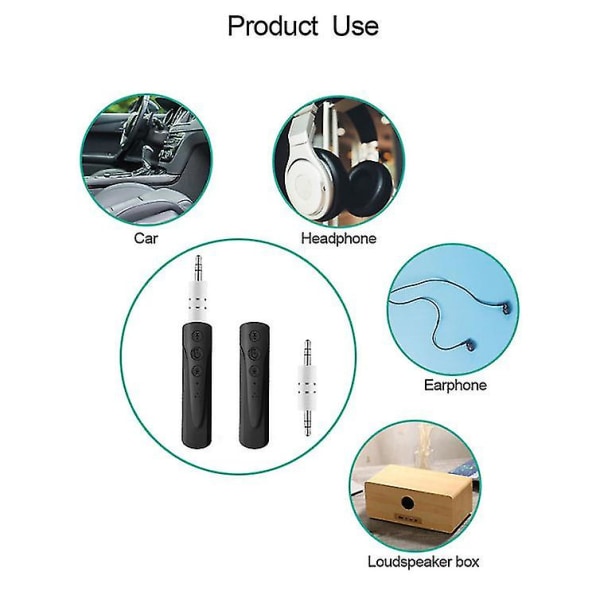 Bluetooth mottagare, Mini Bluetooth 3,5 mm Aux Adapter Hands