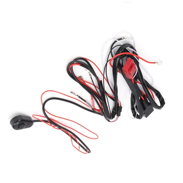 12V LED-spotlysnett 1-til-2 40A Relé Inline Blade Sikring Universal for Bil ATV UTV
