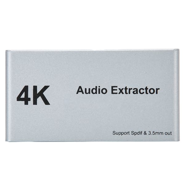 HDMI Audio Extractor Distributor 2 ind 1 ud 4k 30hz HDMI til HDMI optisk spdif 3.5mm