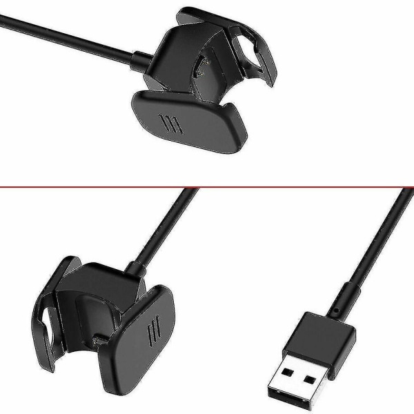 100 cm USB-oplader Dock Adapter Kabel Ledningsledning til Fitbit Charge 3 4 Armbånd