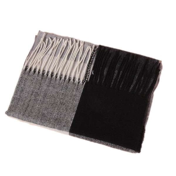 Klassisk Rutig Tartan Scarf För Kvinnor Män Mjuk Rutig Tofs Halsduk Varm Vinter Scarf