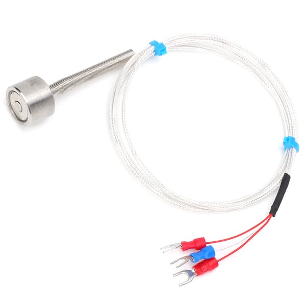 PT100 Magnetisk Temperatursensor Vanntett Adsorpsjon Termistor -60 til +150℃ (3 meter)
