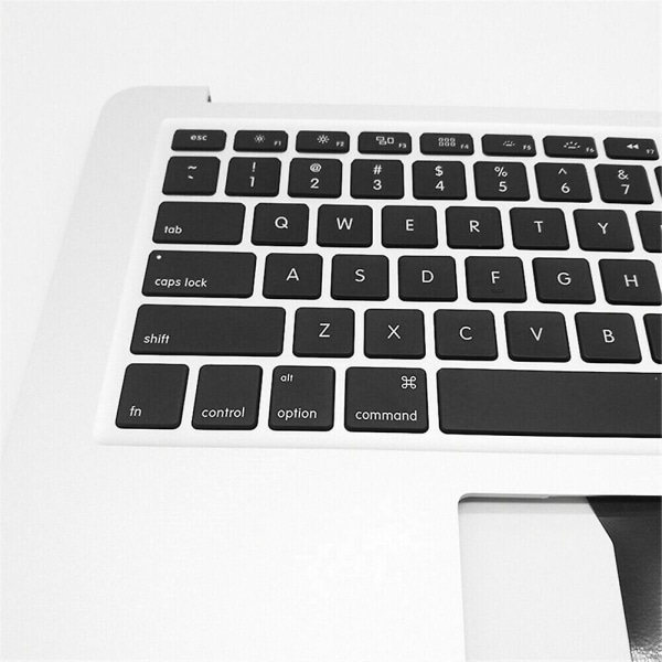Tastaturetui til bærbar PC Håndleddstøtte Us-tastatur for luft 13 tommer A1466 2013 2014 2015 2017 silver