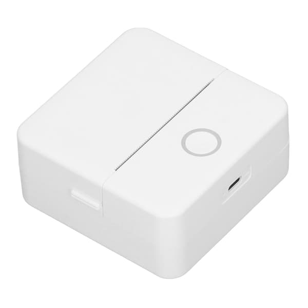 Mini Termisk Printer Bærbar Lommeværktøj til Studerende med Papirrulle og Opladekabel
