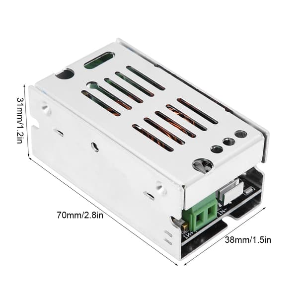 Step Down Modul DC Høj Effektivitet Justerbar Input 10-90VDC Output 2-60VDC 70x38x31mm