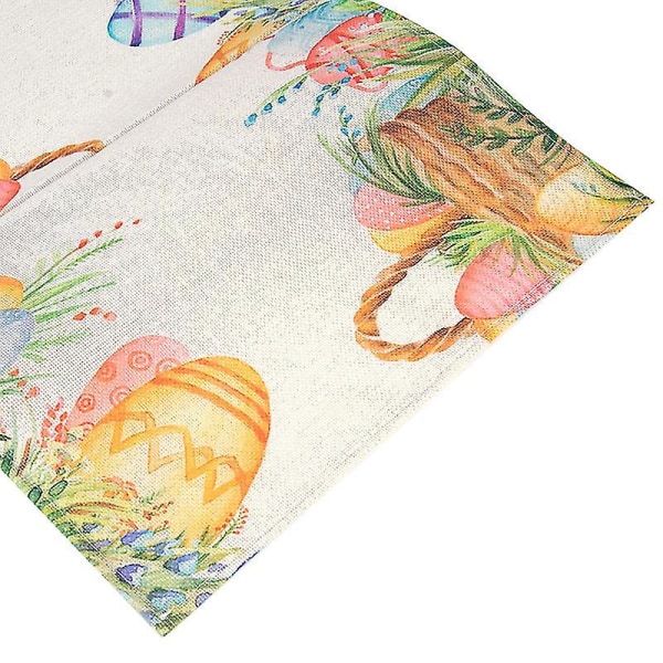 Glad påskhare Printed Bordslöpare Påskägg Duk Kanin Style I Style I