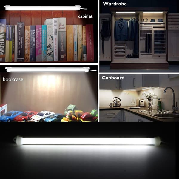5V Underskabslamper Skabslys USB Genopladelige LED Natlamper til Skab Skuffe Skab
