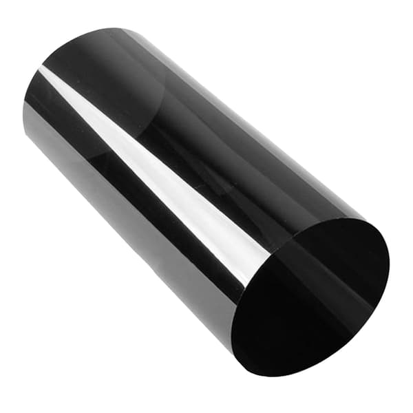 Bilsolfilm til Vindue - Gennemsigtig Sort UV-Beskyttelse Varmeisolering Solfilm 50cmx2m