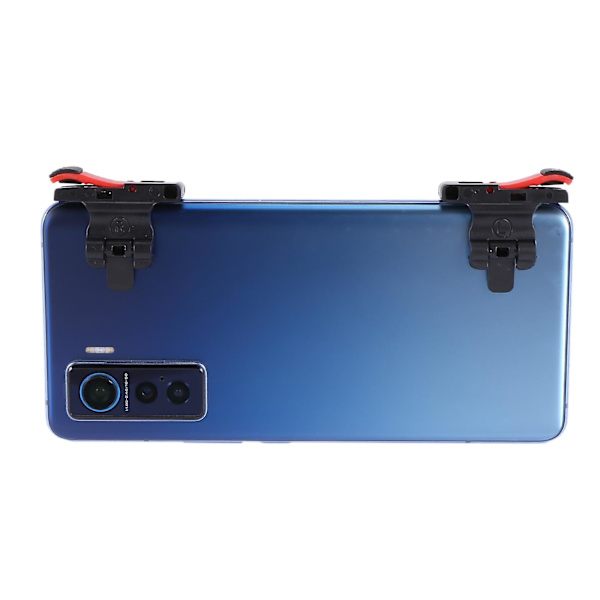 Mobile Game Controller Gamepad L1r1 Mobiltelefon Joystick och sikt triggers för Pubg/knivar ute/regel Black  red