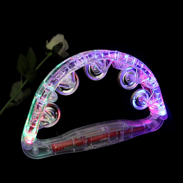 2. LED-musiikkitamburiini, vilkkuva käsi-lyömäsoitin