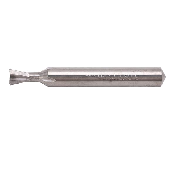Carbide Svalehalefraeser 6mm Skaft 4 Fløjter 50mm Længde 75 Grader Universal
