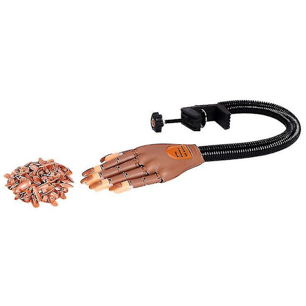 Manicure Training Hand Nail Practice Hands False Finger Nails Adjustable