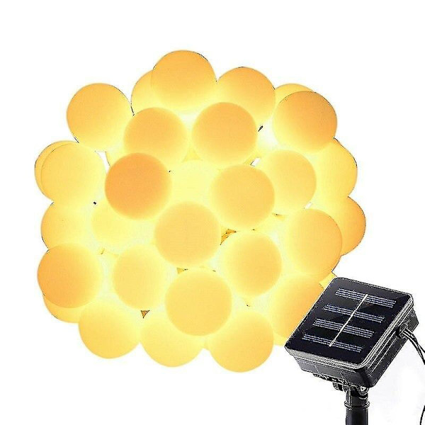 Solar Globe Ball 5m/7m Led String S Fy Girlander För Bröllop Utomhus En Rat Changeable 7meter-50led