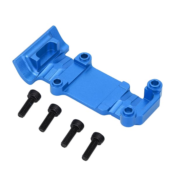 Opgradering af bageste glideplade i aluminiumslegering til Traxxas E Revo VXL 1/16 RC bil blå