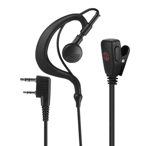 Single K Head Walkie Talkie hörlurar Headset