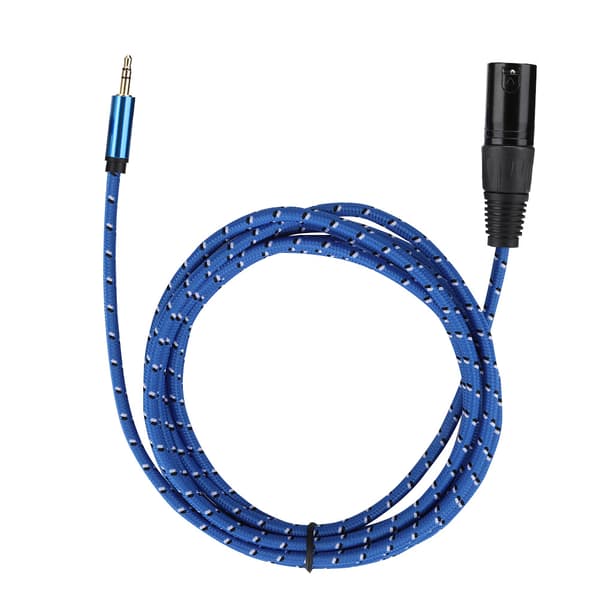 3 meter 3,5 mm stereo han til XLR han adapter lydkabel patch ledning tilbehør
