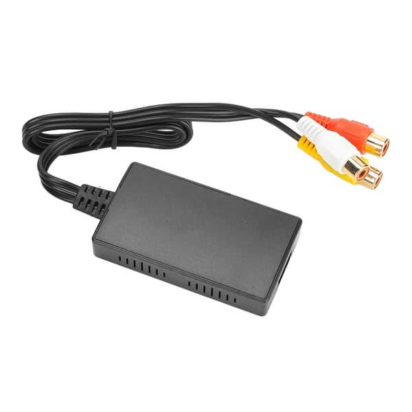 RCA - HD Multimedia Interface -muunnin Micro USB -virtalähde AV - HD Multimedia Interface -muunnin PS Onelle