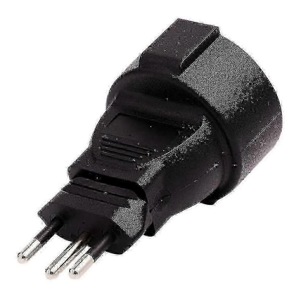 EU Standard 16a 250v Schweizisk 3-bens Rund Han Til Hun Strømadapter 6482949462882