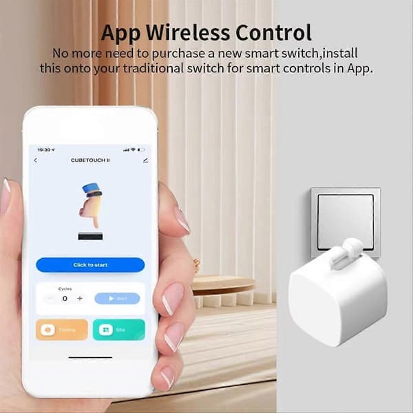 【BQ】Tuya Bluetooth Smart Finger Robot Switch Button Pusher Bot Fjern APP