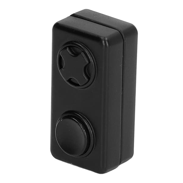 Magnetisk Skyder Sensorisk Legetøj Terning 2 Knapper Stressaflastning Fingerspids Push Skyder Sort