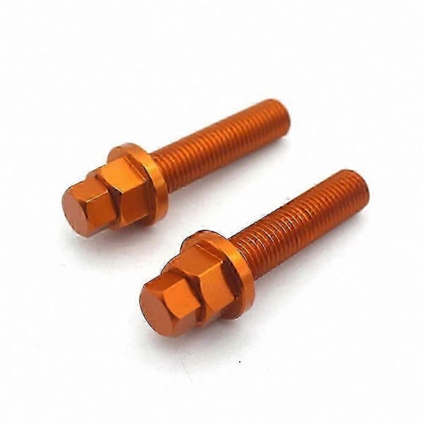 KTM SXF EXCF Bakaxel Kedjespännarskruvblock (Orange) orange