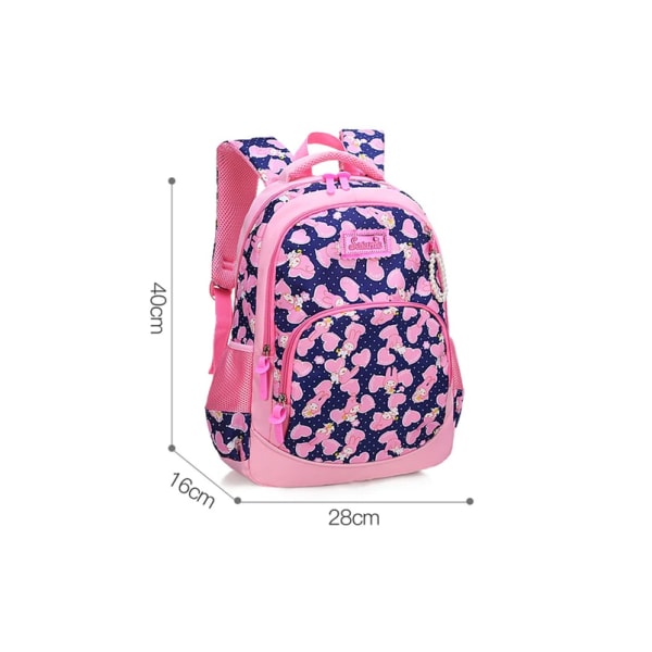 Skolerygsæk til piger Lette søde Dayback-rejsetasker - kongeblå