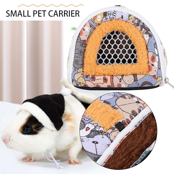 Bärbar Smådjur Igelkottsväska Utomhusresor Marsvin Råtta Chinchillas Bärpåse multicolor