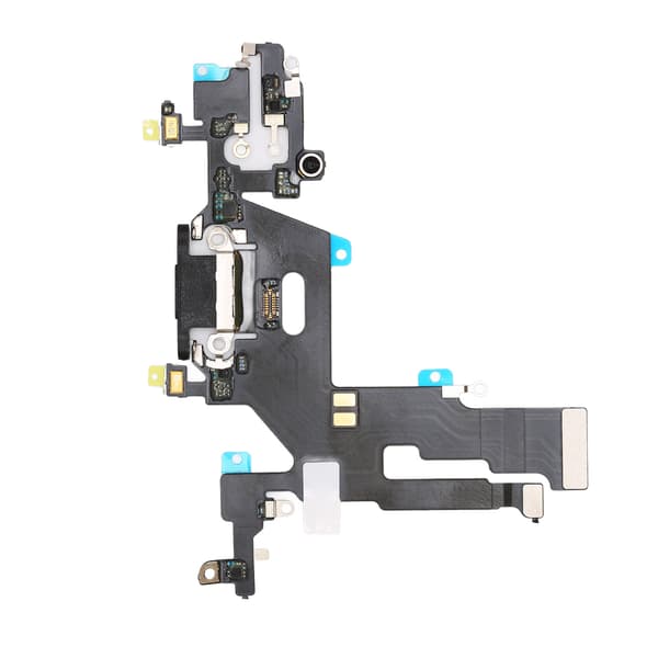 Ladestikmodul USB-opladningsport Dock Connector Mikrofon Mic Flex Kabelmodul til iPhone 11