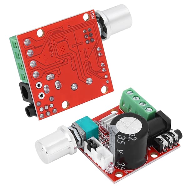 PAM8610 Digital Mini Stereo Ljudförstärkarkort Modul 8V-12V DC Volympotentiometer