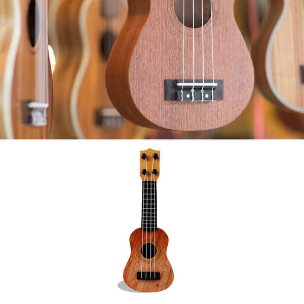 Lekegitar i plast for barn, simuleringsinstrument, bursdagsgave til jenter og gutter