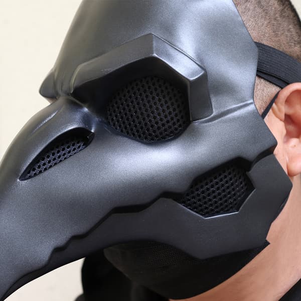 Steampunk Pestedoktor Maske Lang Næb Fuglekostume Tilbehør