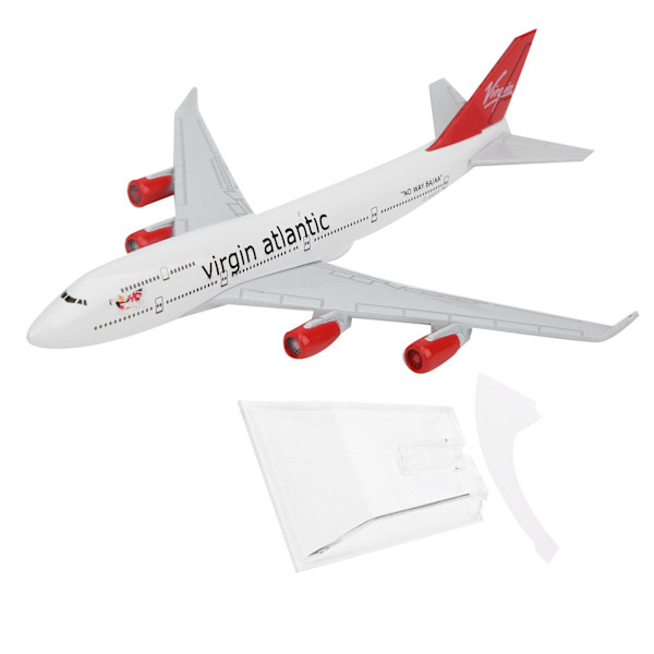 16 cm Legeret Flymodel 747 Høj Simulation Legetøj til Samling