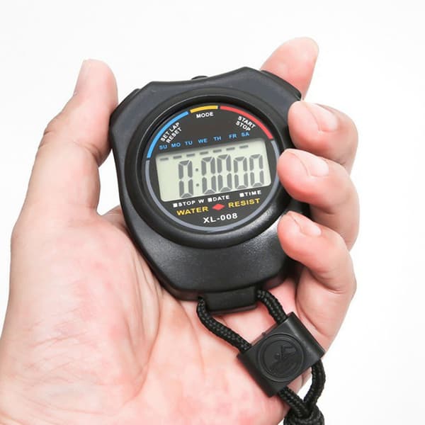 Multifunktionell Bärbar Digital Stoppur Timer för Sport Baseboll och Simning