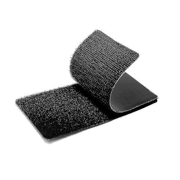 2 X 4 tum - 15 set - Självhäftande fyrkantig krok- och ögletejp - Kraftiga remsor - Sticky Back Fener