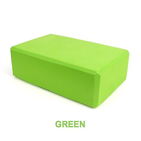 Trening Fitness Sport Gym Pilates Yoga Block Eva Skum Yoga Kloss For Crossfit Trening Trening Trening Kroppsbyggingsutstyr green