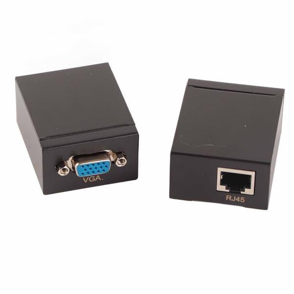 60M VGA RJ45 Extmitter Receiver CAT5 CAT6 Ethernet Kabel Extender