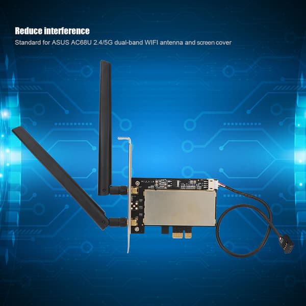 Mini PCI-E - PCI-E WiFi-sovitin kortti Intel 7260HMW / Atheros AR5B225