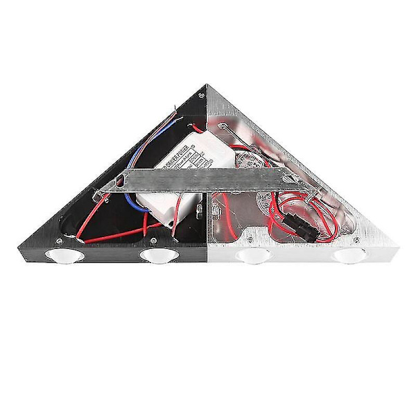 5w alumiinikolmio LED-seinävalaisin Ac90-265v moderni sisävalaistus Tehokas LED (vaalea väri)