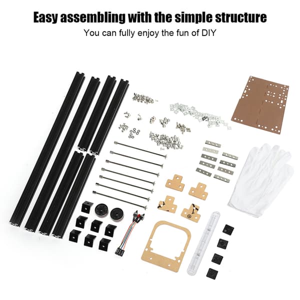 ATX-computerkabinet i aluminiumlegering (sort)
