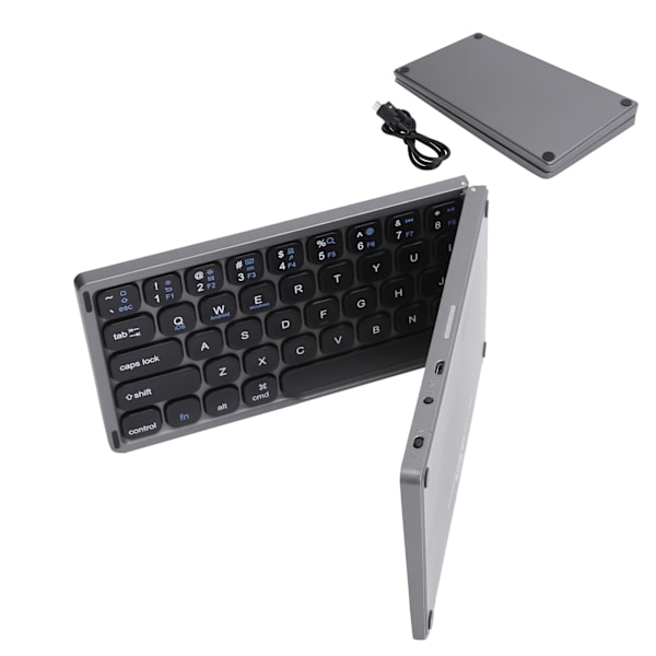 Ultratyndt sammenklappeligt Bluetooth-tastatur til IOS Android Windows-computer