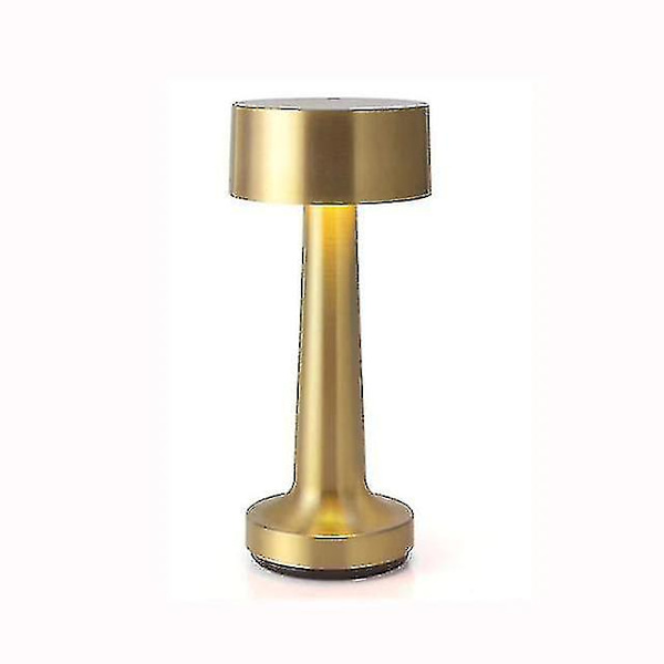 Touch Sensor Bar Uppladdningsbara bordslampor (gyllene) C Gold