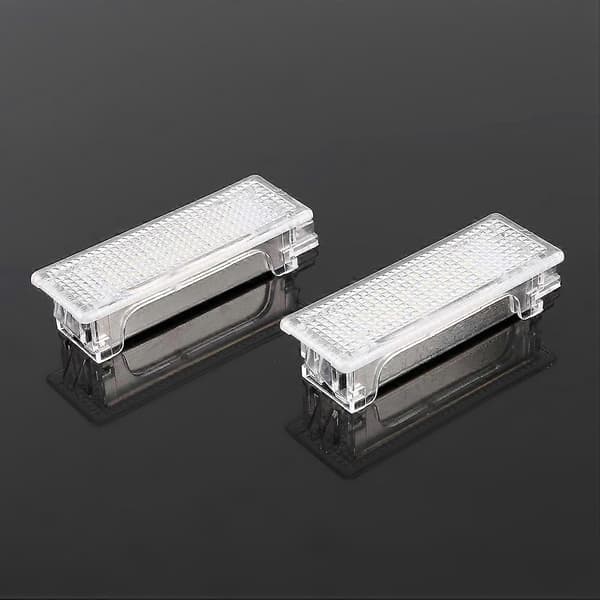 2 stk LED Bil DC 12V 1.5W 6000K 100LM Dørlys 18LEDs SMD-3528 Lamper for BMW E81 (Hvitt Lys) White Light