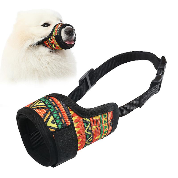 S-l Anti-bitt kjæledyr Hunde Munnkurv Justerbart Hunde Munndeksel For Middels Store Hunder Lang Munn Munnkurv Labrador Corgi Husky Hound Green M