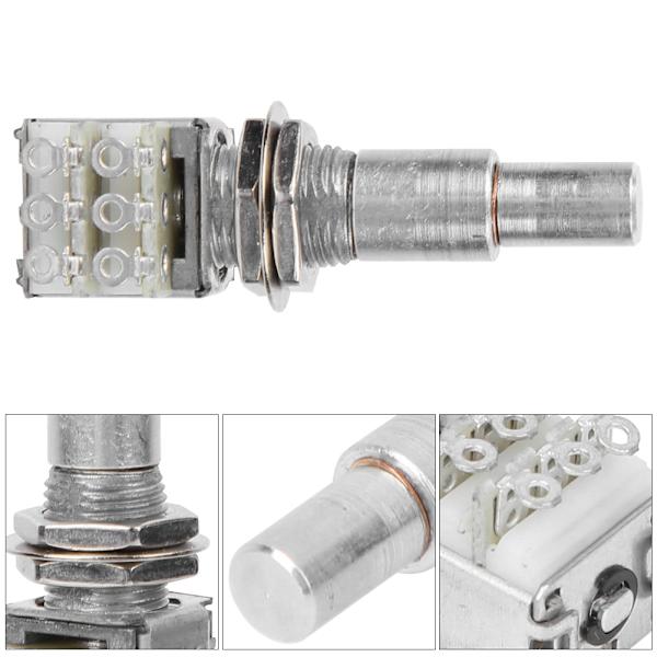 B50K Koncentrisk Potentiometer Elektrisk Basgitarr Centerlokalisator
