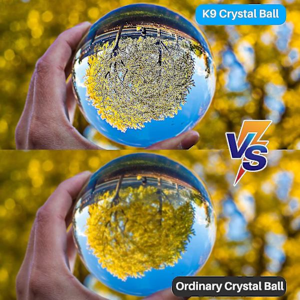Fotografi Krystallkule Klar Lens Ball Glass Kule Meditasjonsball For fotografering, spådom, kunstdekorasjon 100MM